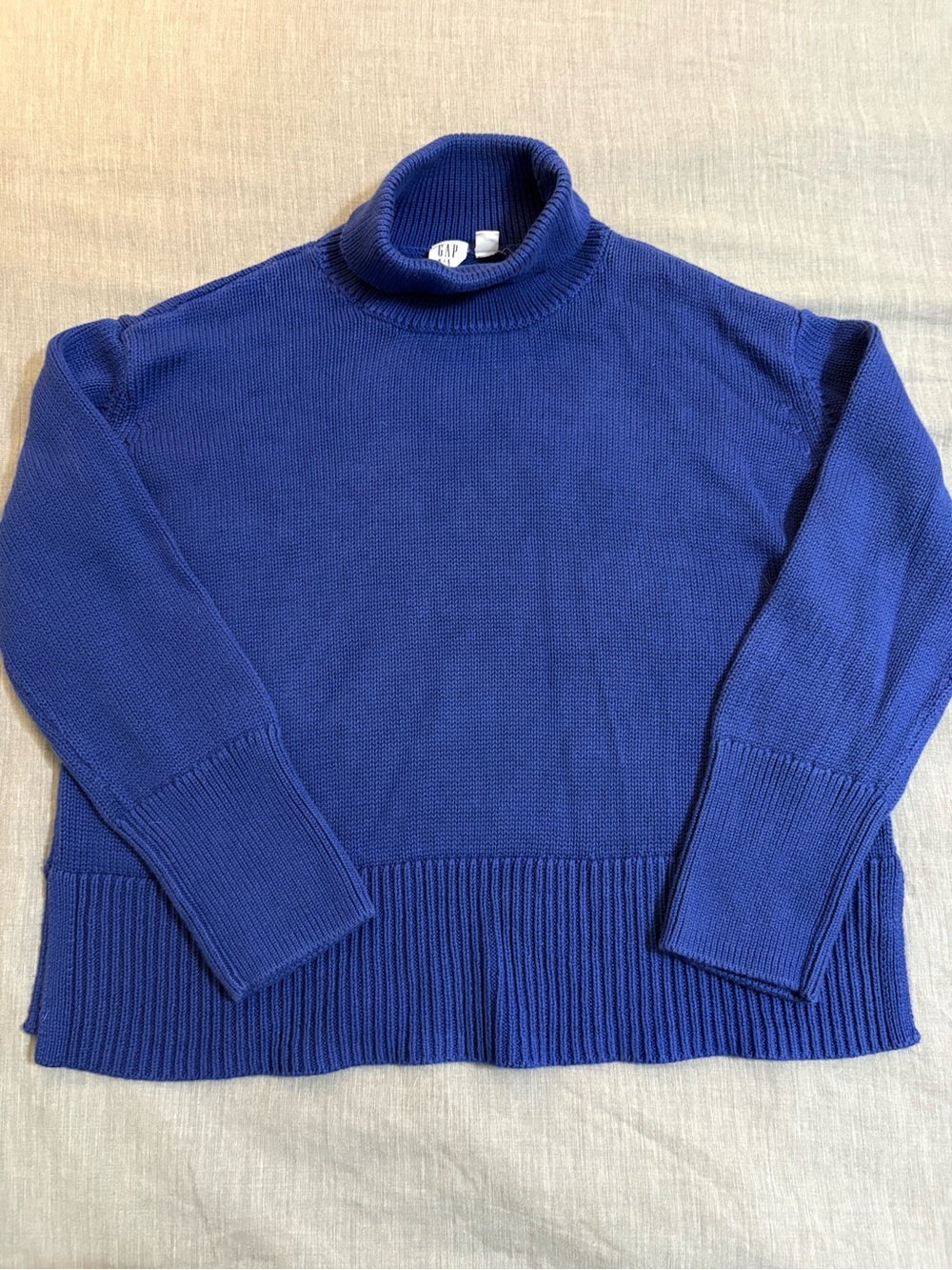 GAP kids Royal Blue Turtleneck Sweater size large